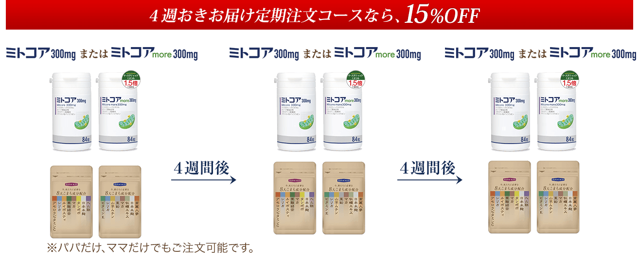 ４週おきお届け定期注文コース